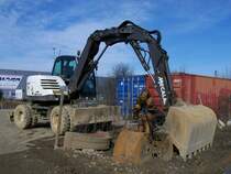 Mecalac 714 MW am 04.03.2007 in Bettembourg (Lux.)