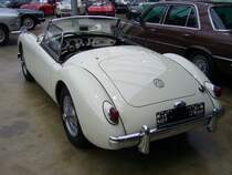 Heckansicht eines MG A. 1955 - 1962. Classic Remise Düsseldorf am 30.01.2016.