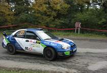 Subaru Impreza. Foto: Mecsek Rallye, Herbst 2015.