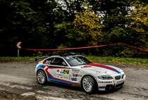 BMW Z4 Coupé. Foto: Mecsek Rallye, Herbst 2015.