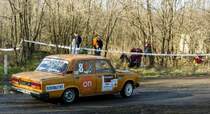 Lada 2107 auf dem Rallye Sprint Gala am 27.12.2015.