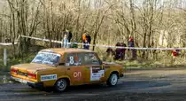 Lada 2107 auf dem Rallye Sprint Gala am 27.12.2015.