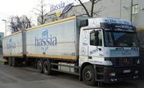 Hassia Mercedes Benz Actros am 06.02.16 in Bad Vilbel 