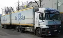 Hassia Mercedes Benz Actros am 06.02.16 in Bad Vilbel 