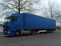 Mercedes-Benz Actros 1841 abgestellt in Wittlich, 04.02.2007