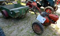 Agria 6000, Einachsschlepper mit luftgekhltem 2-Takt-Motor, 150ccm und 6PS, Baujahr 1972, Schleppertreffen Bottenau, Juni 2015