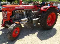 H�rlimann D110 Synchromatic, Ackerschlepper aus der Schweiz, 4-Zyl.Diesel mit 2948ccm und 55PS, wurde gebaut von 1970-73, Schleppertreffen Bottenau, Juni 2015