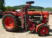 H�rlimann D110 Synchromatic, mit angebautem, zapfwellenbetriebenem M�hwerk, Schlepperteffen Bottenau, Juni 2015