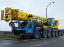 Grove GMK 5100 aufgenommen am 29.10.2006 abgestellt in der Nähe von Leudelange (Lux.)