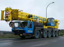 Grove GMK 5100 aufgenommen am 29.10.2006 abgestellt in der Nähe von Leudelange (Lux.)