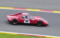 Nr.181 CHEVRON B8 BMW, Bj.1968, 1991ccm, Fahrer: SMEETS Bert (BEL), beim Closed Wheel Race, des Historic Sports Car Club im Rahmen der Classic SPA SIX HOURS 19.September 2015