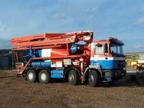 MAN 32.414 auf einer Baustelle in Konz, 22.10.2006