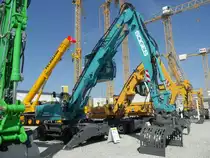 Liebherr A 924C Litronic auf einer Baumaschinenmesse in Bern am 18.03.2009