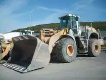 Liebherr L 564 2 plus 2 am 27.04.2008 bei Lorentzweiler (Lux.)