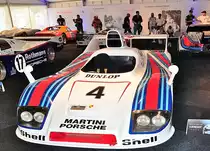 Porsche Ausstellung beim 24h Le Mans 2014. 
Der Siegerwagen der 24 Stunden von Le Mans 1977 (4671,830 km), Nr.4 Porsche 936/77 Spyder, Team Martini Racing Porsche System, Fahrer:  Jürgen Barth, Hurley Haywood, Jacky Ickx, 