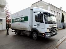 ATEGO-1222 von Uttendorf-Bier stellt köstliche Ware zu; 131227