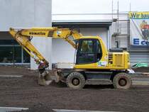 Komatsu PW 130 ES-6 active am 04.02.2007 in Wittlich