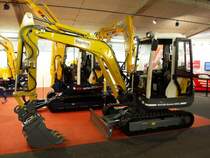 Kubota KX 101-3 auf einer Baumaschinenmesse in Bern am 18.03.2009