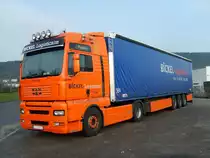 MAN TGA 18.580 bei Trier-Ehrang, 01.04.2007