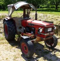 Zetor 5511, tschechischer Ackerschlepper mit 4-Zyl.Diesel, 3118ccm und 57PS, wurde gebaut von 1966-72, Schleppertreffen Bottenau, Juni 2015