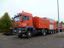 MAN TGA 18.480 am 05.10.2013 in der Nähe von Kanzem