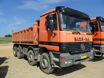 Mercedes-Benz Actros 4143 am 07.08.2010 bei Irrel