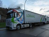 Mercedes-Benz Actros im Hafen von Mertert (Lux.), 03.11.2013