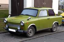 Trabant 601 Deluxe gesehen in der Innenstadt von Nordhausen am 19.02.2016