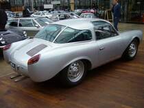 Profilansicht des Glöckler Porsche Nr. 7 von 1954. Classic Remise Düsseldorf am 21.02.2016.