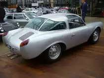 Profilansicht des Glöckler Porsche Nr. 7 von 1954. Classic Remise Düsseldorf am 21.02.2016.