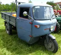 Moto Guzzi, Lastendreirad, 1-Zyl.Motor mit 500ccm und 16PS, Vmax.60Km/h, Zuladung 1500Kg, Schleppertreffen Freiamt, Juni 2015