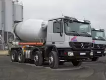Mercedes-Benz Actros Betonmischer am 09.04.2012 in der nähe von Wengerohr