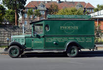 Asquith Lieferwagen als Werbeträger für Phoenix-Pharmahandel in Euskirchen 03.10.2015