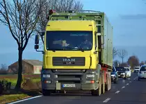 MAN Sattelzug bei Euskirchen - 08.12.2015