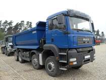 MAN TGA 35.440 am 12.04.2009 in der Nähe von Findel (Lux.)