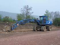 Zeppelin ZM 13 auf einer Baustelle in der Nähe von Trier-Ehrang, 22.04.2006
