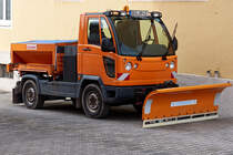 Multicar Fumo Winterdienstfahrzeug in der Innenstadt von Plattling 27.02.2016