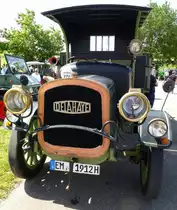 Delahaye, Frontansicht eines Oldtimer-LKW aus Frankreich, Schleppertreffen Freiamt, Juni 2015