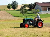 DEUTZ Traktor am Weg zur 10.Wadholz-Classic; 150719