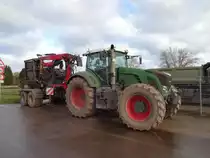 Fendt 936 Vario am 10.01.2016 in Konz-Könen