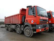 DAF CF 85 380 am 08.03.2009 bei Esch/Alzette (Lux.), 08.03.2009