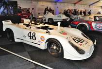 Porsche 908, Bj. 1968 - 1971, 3000 ccm.  Steve McQueen & Pete Revson wurden mit diesen Wagen 2. beim 12-Stunden-Rennen von Sebring 1970.
Porsche Ausstellung beim 24h Le Mans 12.06.2014
https://de.wikipedia.org/wiki/Porsche_908