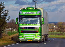 DAF XF aus den Niederlanden bei Euskirchen - 03.02.2016