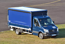 MB Sprinter Pritsche am Flugplatz Bonn-Hangelar - 18.01.2016