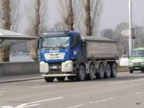 MAN Kipper unterwegs in Zürich am 11.03.2016