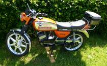 Zndapp GTS50, das Mokick wurde gebaut von 1972-84, 49ccm und 2,9PS, Vmax.40Km/h, Aug.2015