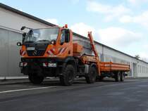 Mercedes Benz Unimog U20 am 15.03.16 in Maintal Dörnigheim 
