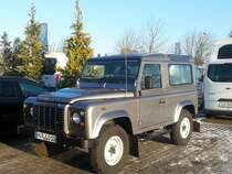 Defender TD4 Bj.2011 im Januar 2016 in der Hansestadt Stralsund zum Verkauf ausgestellt