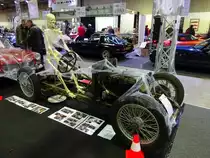 Das war (und wird vielleicht wieder?) ein MG L1 Continental Coupé (Baujahr 1933, 1.086 cm³, 31 kW, 6 Zylinder). Gesehen beim Autojumble 2016 in Luxembourg.