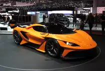 Apollo Arrow, fotografiert auf dem Autosalon Genf 2016.